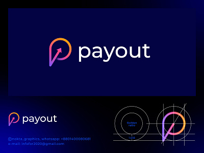 Payout brand identity branding creative logo ecommerce financial logo golden ratio letter logo logo logo agency logo designer logo typo logomark mark modern payment logo qrstuvwxyz tech unique logo