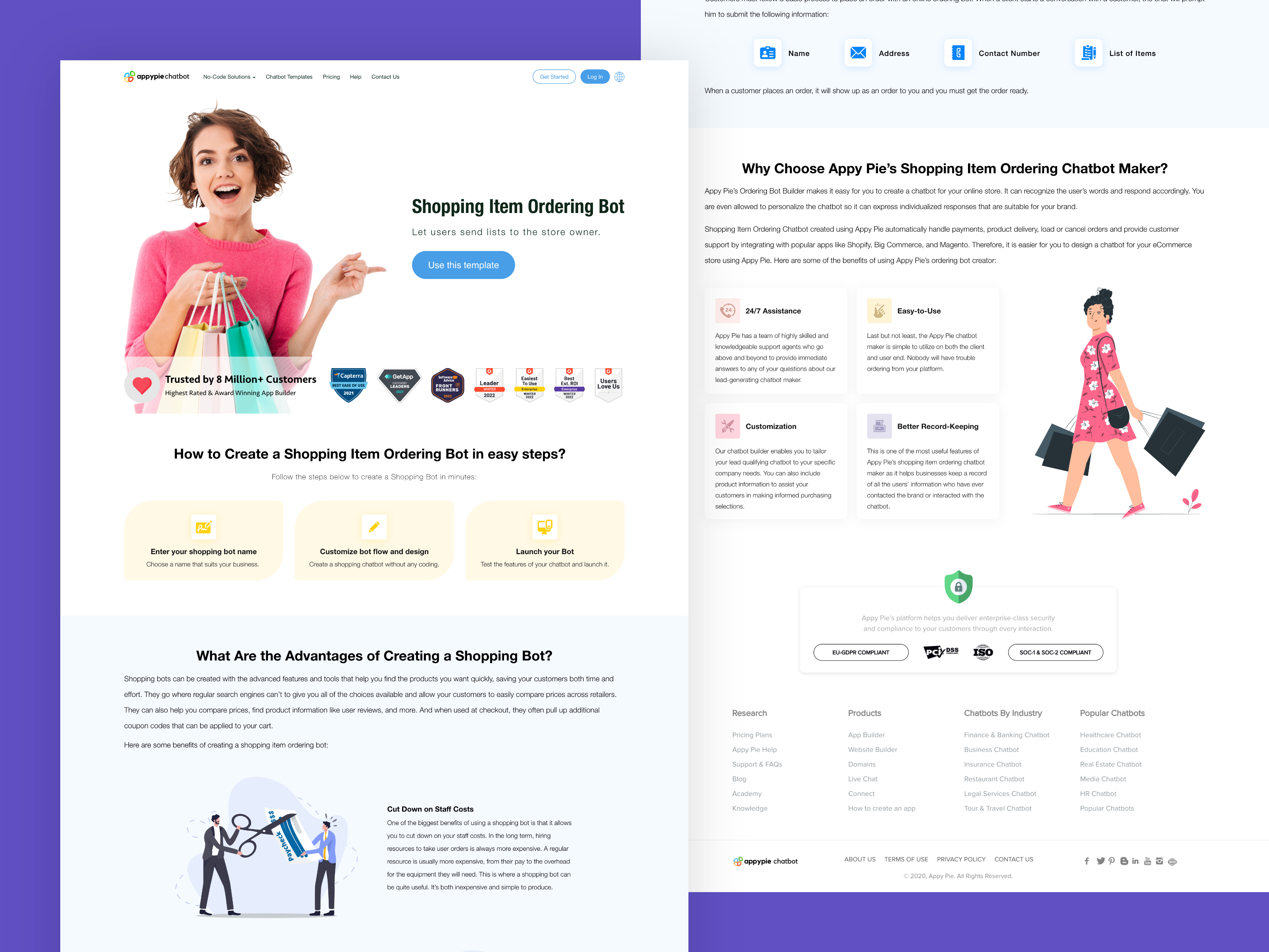 Example of Landing Page Design