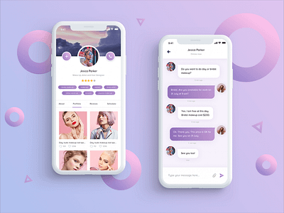 Salon Booking App Design app app design app ui appui branding design illustration ui uiux