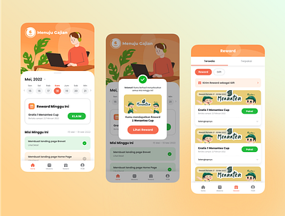 Staffy app branding design graphic design mobile ui ux vector