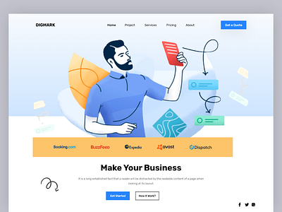 Marketing Agency Landing Page design fashion fashion landing page graphic design grow your business landing page marketing marketing agency landing page ui