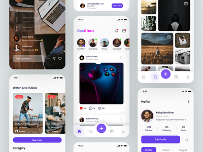 Social Media Mobile Apps - OneChan