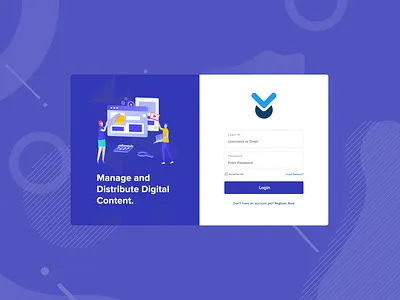 Awesome signin card design wordpress download manager