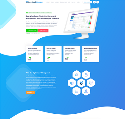 Stunning Homepage Design download manager wordpress plugin