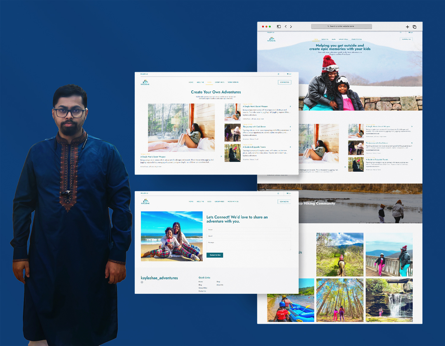 Example of Custom Word Press Responsive Website