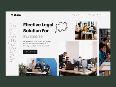 Business Solution - Web Header business business grow business solution business solution agency business website digital solution header homepage it solution landing page legal business solution legal solution solution solution agency solution company solution for business ui design ux design web header