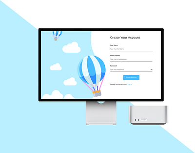 Daily UI Challenge (Day 1 - Sign Up)