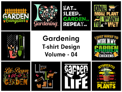 Gardening T-shirt Design gardening gardening t shirt gardening t shirt design graphic design t shirt design tshirt typography t shirt ui uiux ux