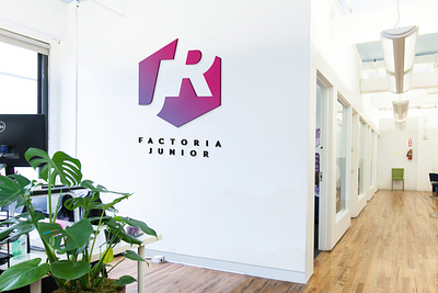 factoria JUNIOR branding design identity junior logo logodesign logotype russian