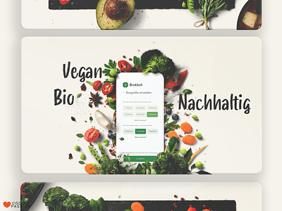 Brokkoli website app branding brokkoli codingpassion cooking design ui ux vegan web website