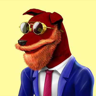 3d dog nft animation branding design graphic design illustration logo nft character ui ux vector