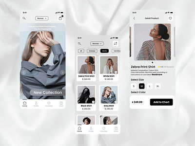 Fashion eCommerce App app design ecommerce fashion figma ui ux