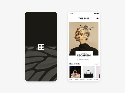 eCommerce / Fashion Mobile App Concept app concept work digital ecommerce experience experimental fashion fun home screen ios launch screen minimal mobile mobile app shopping ui ux