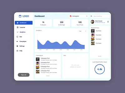 Dashboard branding dashboard design graphic design logo portfolio ui ux