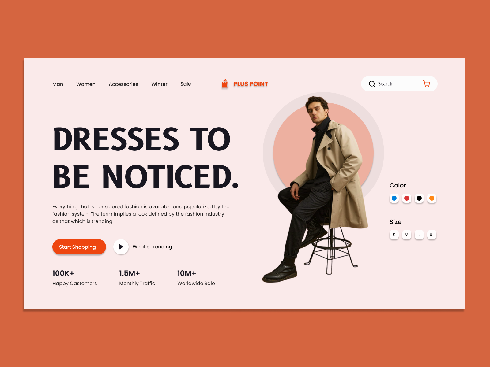 Fitness Website Hero Section 📟 by Murad Hossain on Dribbble