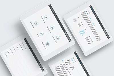 CHEMISTRY LEXICON 🧪 app blue chemistry design grey lexicon tablet ui ux white