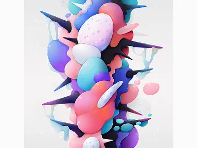 Thorns abstract concept design illustration vector zutto