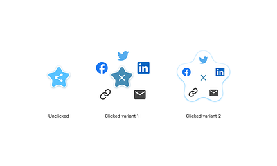 Design Challenge - Share Button share sharing ui ux