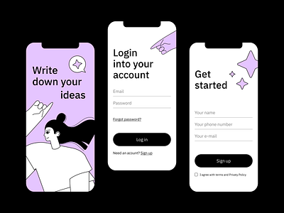 Sign Up branding dailyui design illustration ui