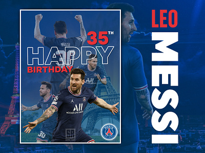 Leo Messi Birthday Image design facebook banner gra graphic design graphic designer leo messi lionel messi messi messi birthday image messi birthday poster messi birthday wallpaper messi image messi poster messi psg messi wallpaper messibirthdaybanner psg wallaper shatil arof social media cover social media design
