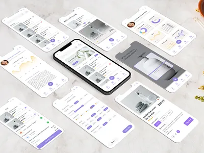 moodboard - Skincare Application cleanui design flatdesign hire hireme home homescreens skin ui userexperience userinterface ux