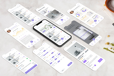 moodboard - Skincare Application cleanui design flatdesign hire hireme home homescreens skin ui userexperience userinterface ux