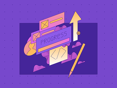 Kanban Framework Template Cover chart design diagram icons illustration management progress task status template cover track progress vizualization