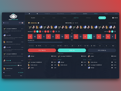 CS:GO / Crypto Casino (Roulette) casino crypto crypto casino crypto casino design csgo csgo casino csgo casino design gamble gambling online casino design ui ui ux uiux uiuxdesign ux web design webdesign website