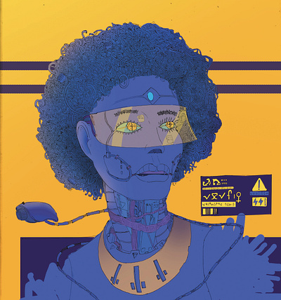 Analog's Portrait art design illustration