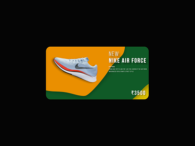 Amazon Product Add - Nike Air Force 3d animation branding daily ui design graphic design logo ui ux