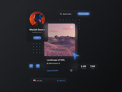 NFT App - Glassmorphism glassmorph glassmorphism nft app glassmorphism nft glassmorph nft glassmorphism ui glassmorph ui inspiration glassmorphism ui kit ui nft glassmorph uiux glassmorphism