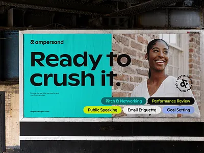 Crush it advertising branding design graphic design logo ooh poster print typography