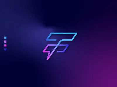 Modern Initial Logo, Monoline of Letter "F" Logo Template available branding company design elegant illustration logo modern ui vector