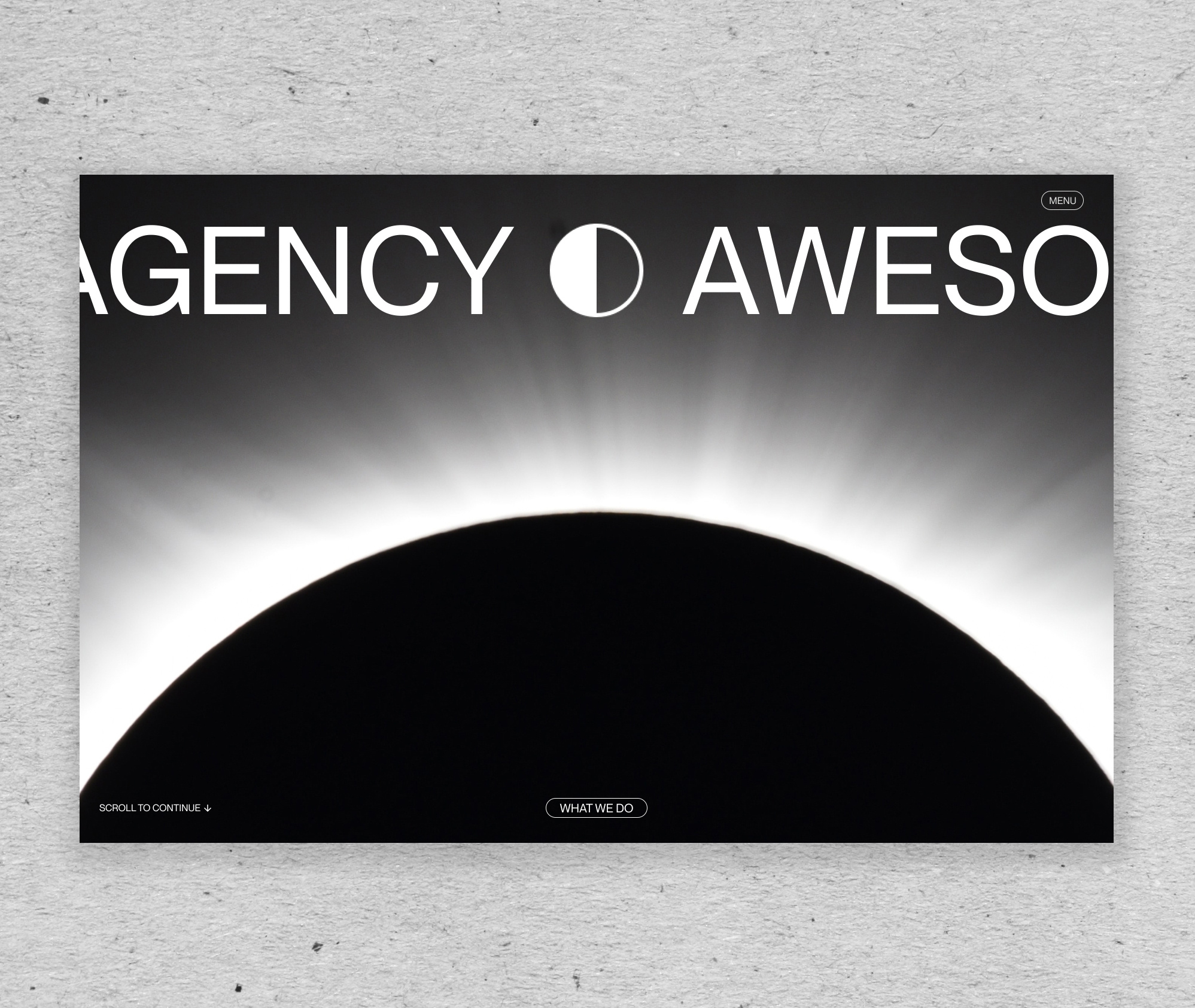 Awesome Agency - Home page 🙌 branding design digital digital studio figma graphic design homepage interactive design layout minimalist photography search selectedwork studio ui ui design web design webdesign webdesigner website