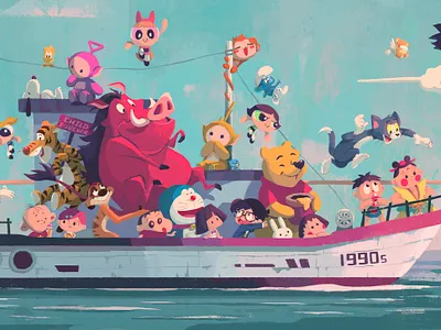 Friends character chibi maruko childhood conan crayon shin chan doraemon girl goku illustration miffy pinocchio pumbaa and timon sea ship smurf teletubbies the powerpuff girls tigger tom and jerry winnie the