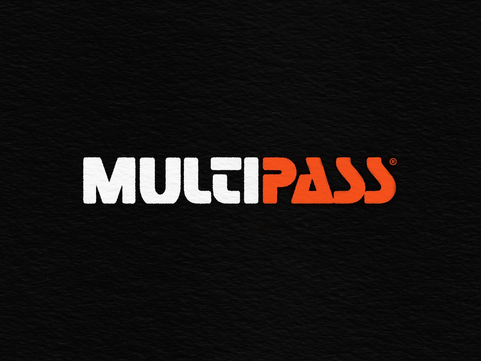 MultiPass - Unused Logo Concept branding custom design future futuristic lettering logo multi pass sci fi tech type typography