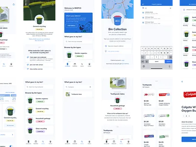 BINPICK App - Vision app blue mobile vision