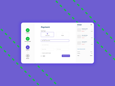 Payment Page UI dailyui graphic design ui