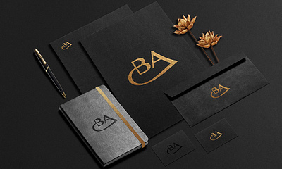 BA logo branding graphic design illustration logo logo branding logo design luxury logo minimal logo