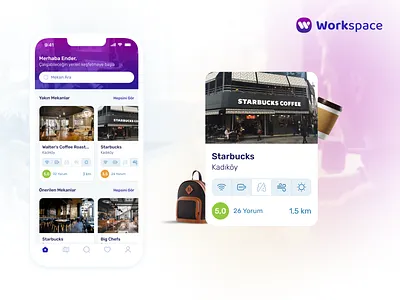 Workspace app clean design design ui work workspace
