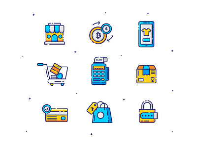 Colorful Icon Design branding design graphic design icon icon design illustration outline tech ui vector
