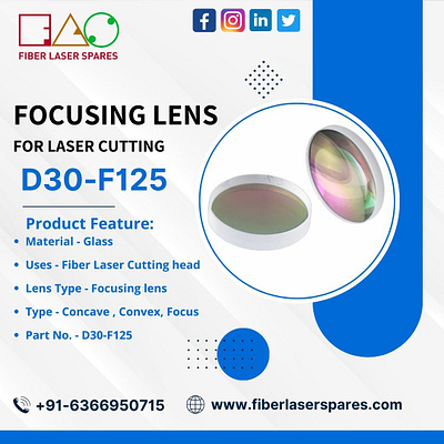 focusing lens for laser cutting ( D30F125) focusing lens focusing lens for laser cutting