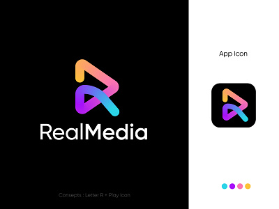 modern app icon logo brand identity branding creative creative logo design icon logo logo design logo mark media minimalist logo social media vector youtube