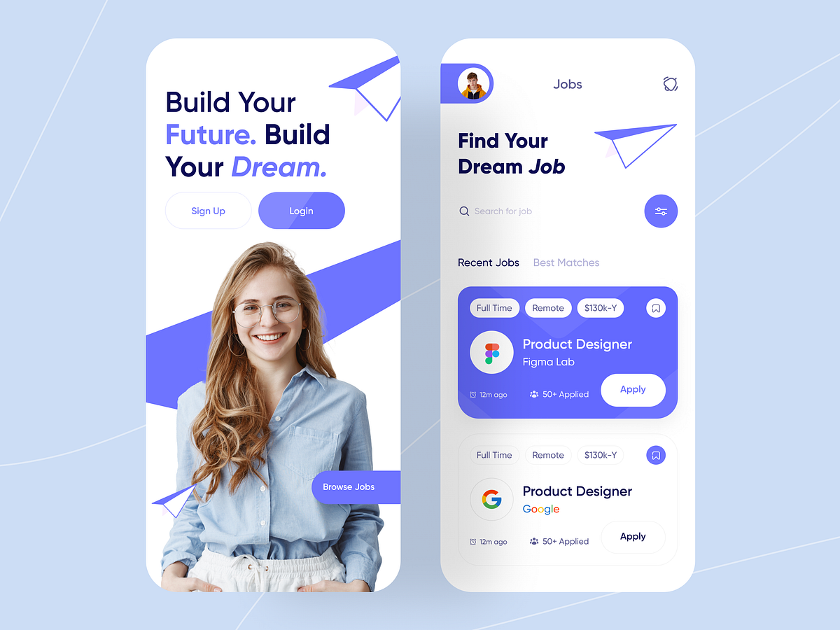 Browse thousands of Job Search App images for design inspiration | Dribbble