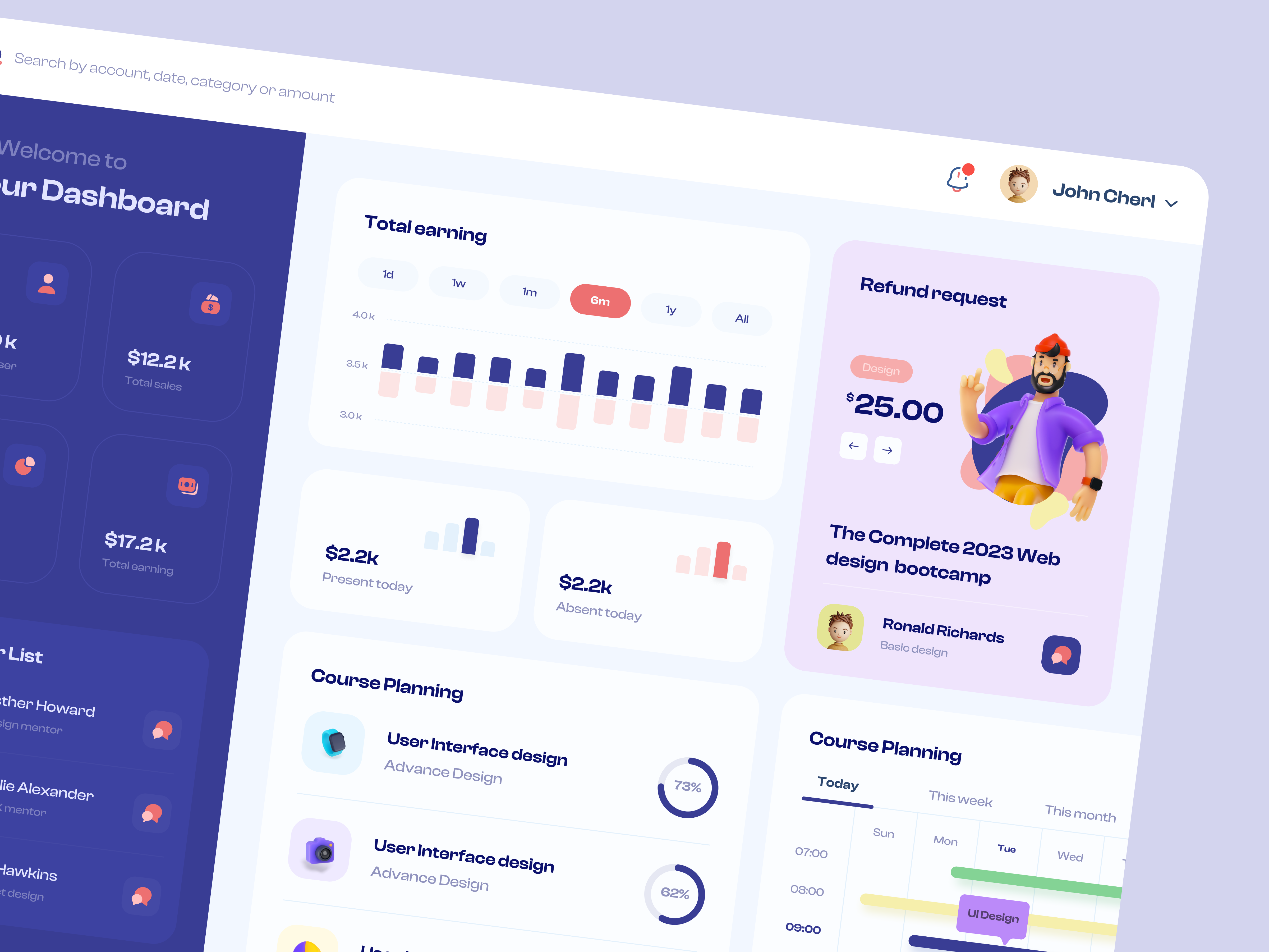 LMS Admin Design UI by Ofspace SaaS for Ofspace on Dribbble