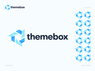 ThemeBox Logo Concept brand brand identity branding icon identity logo logo design logo mark logodesign logos logotype modern logo typography vector
