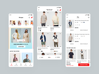 Fashion Ecommerce App app clean ecommerce fashion inspiration mobile mobile app shopping ui ux