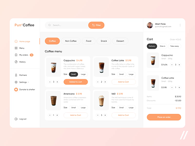 Cafe POS System animation app business cafe coffee dashboard design landing landing page platform point of sale pos restaurant system ui uiux ux web web design web ui