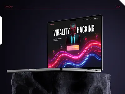 Marketing Agency Website Design branding design dsquad figma futuristic design graphic design landing page marketing agency minimalistic modern deisgn ui ui design ux design web design website