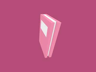 Book - 3D Illustration 3d book education learn simple
